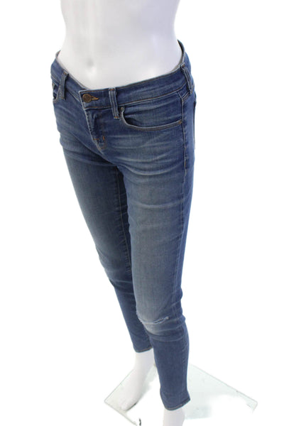 J Brand Womens Medium Wash Mid Rise Skinny Leg Denim Jeans Blue Size 26