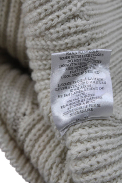 Z Supply Womens Long Sleeves Button Down Cardigan Sweater White Size Small