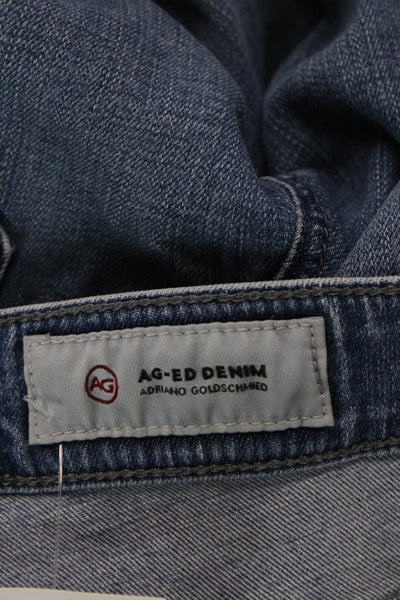 AG Adriano Goldschmied Womens The Farrah Skinny Ankle Jeans Blue 24