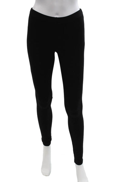 Club Monaco Womens High Waisted Elastic Waist Casual Leggings Black Size XS