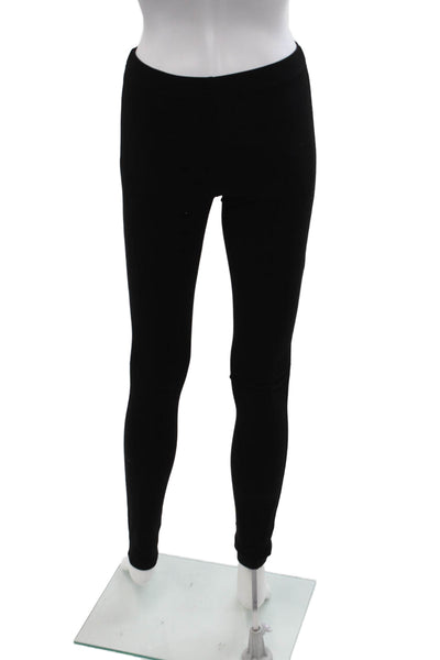 Club Monaco Womens High Waisted Elastic Waist Casual Leggings Black Size XS