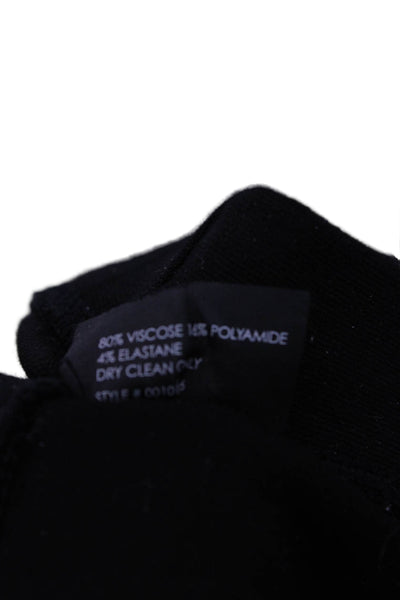 Club Monaco Womens High Waisted Elastic Waist Casual Leggings Black Size XS