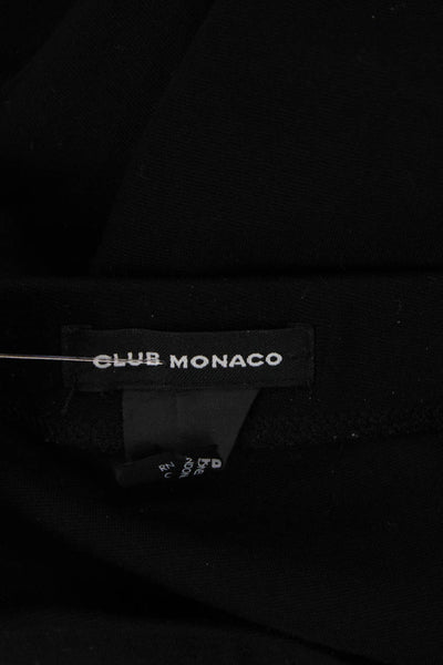 Club Monaco Womens High Waisted Elastic Waist Casual Leggings Black Size XS