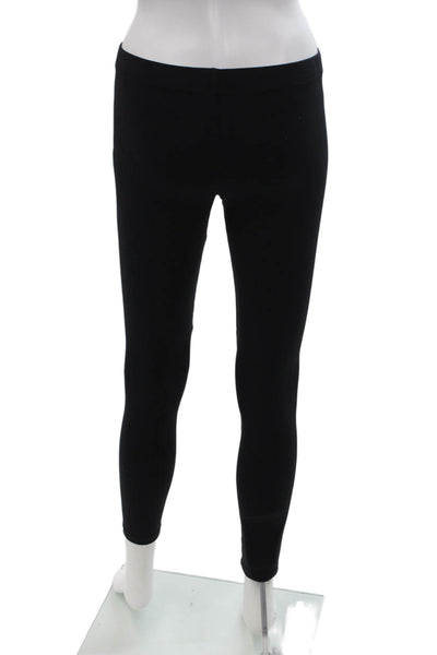 David Lerner Womens Elastic Waist High Waisted Casual Leggings Black Size S