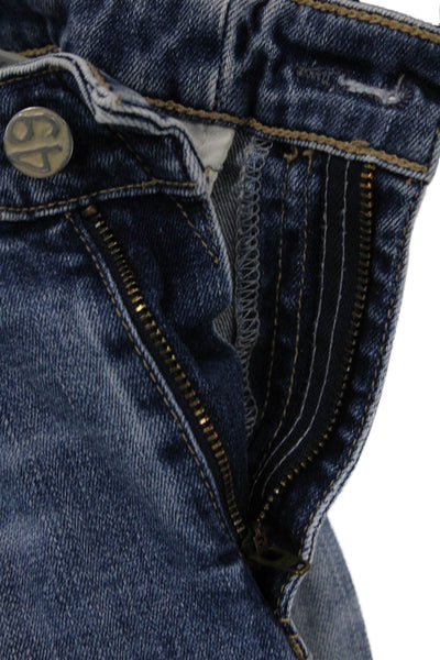 AG-ED Denim Womens Cotton Five Pocket Casual Skinny Jeans Blue Size 24
