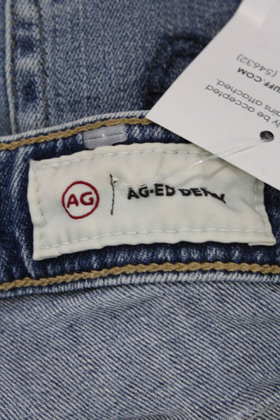 AG-ED Denim Womens Cotton Five Pocket Casual Skinny Jeans Blue Size 24