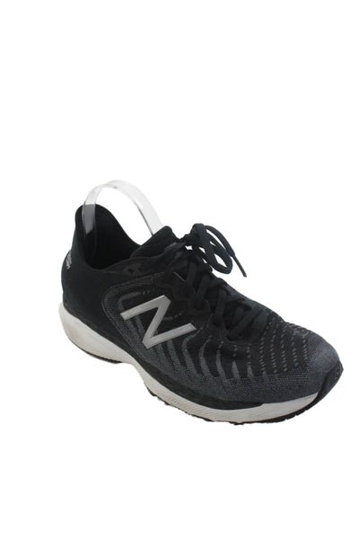 New Balance Mens Lace Up Side Logo Fresh Foam Running Sneakers Black Size 7.5