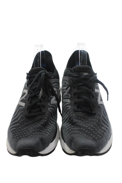 New Balance Mens Lace Up Side Logo Fresh Foam Running Sneakers Black Size 7.5