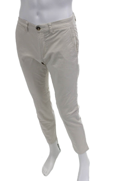 Vineyard Vines Men's Button Closure Straight Leg Casual Pants Beige Size 30