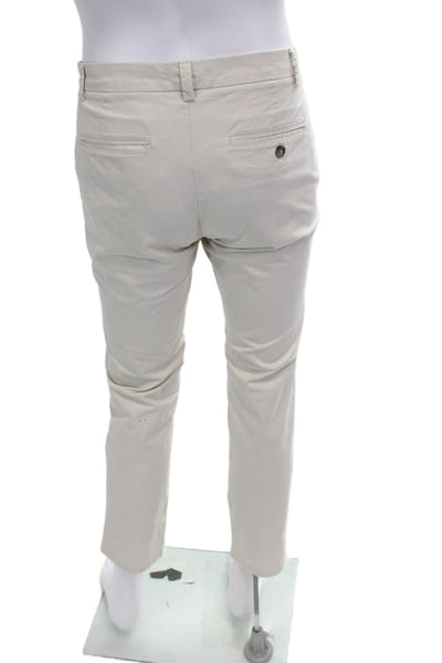 Vineyard Vines Men's Button Closure Straight Leg Casual Pants Beige Size 30