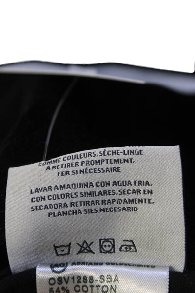 AG Adriano Goldschmied Womens Cotton Velvet Skinny Leg Pants Black Size 30