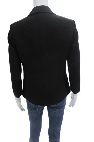 Just Cavalli Womens Two Buttoned Animal Print Lined Jacket Black Size 40
