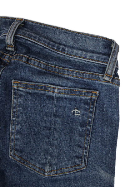 Rag & Bone Jean Womens Skinny Jeans Blue Size 24