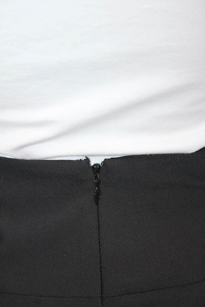 Tibi Womens Pleated Mini Skirt Black Size 2