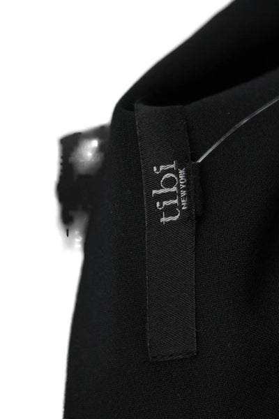 Tibi Womens Pleated Mini Skirt Black Size 2