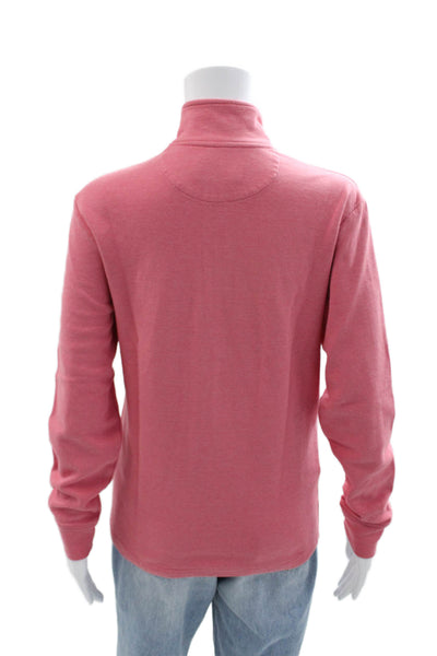 Vineyard Vines Women's Quarter Zip Long Sleeves Basic T-Shirt Carol Size XS