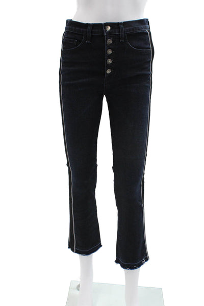 Veronica Beard Women's High Waist Dark Wash Straight Leg Jean Pants Size 26