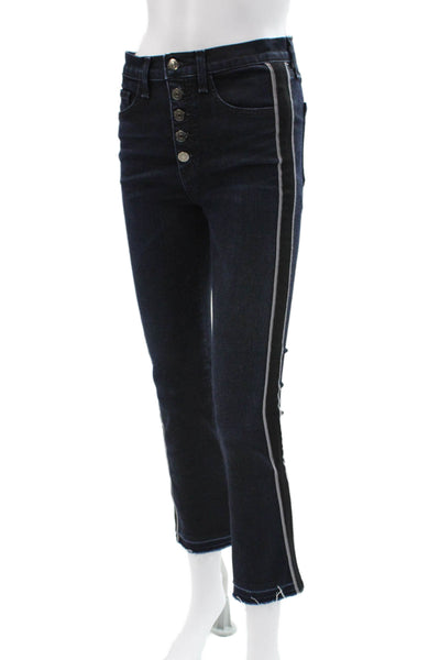 Veronica Beard Women's High Waist Dark Wash Straight Leg Jean Pants Size 26