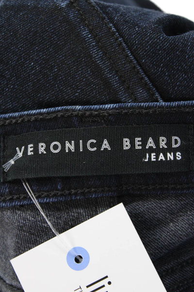 Veronica Beard Women's High Waist Dark Wash Straight Leg Jean Pants Size 26