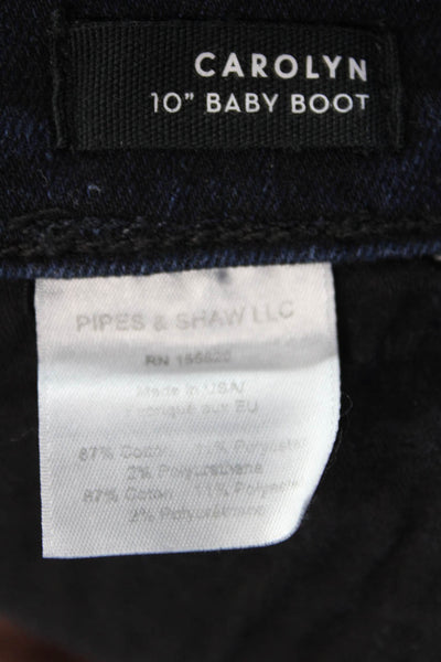 Veronica Beard Women's High Waist Dark Wash Straight Leg Jean Pants Size 26