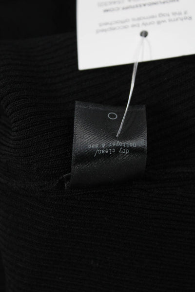 Rag & Bone Womens Ribbed V Neck Long Sleeves Sweater Black Size Small
