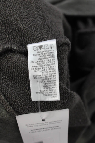 Standard James Perse Womens Sweatshirt Dress Grey Cotton Size 2