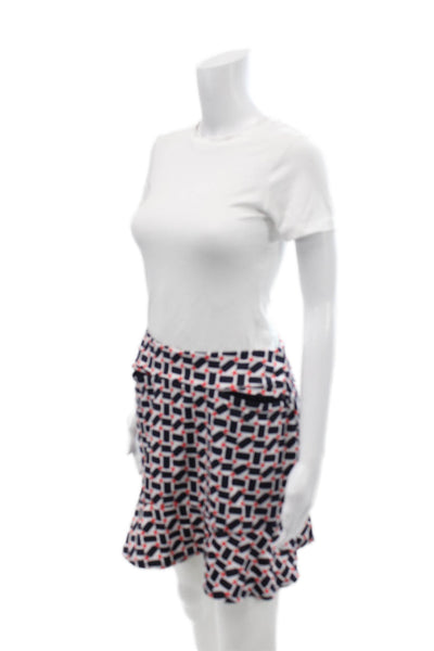 Tail Womens Athletic Geometric Skirt Blue Size S