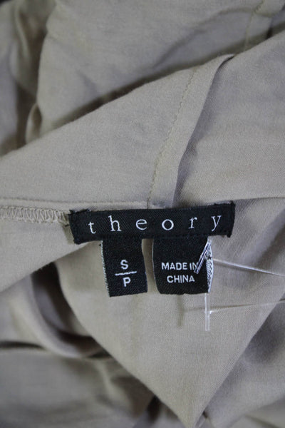 Theory Womens Sleeveless V-neck Lined Tank Top Nude Size S