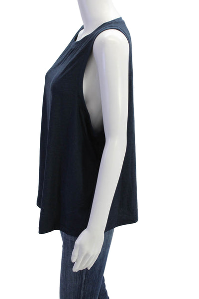 Beyond Yoga Womens Scoop Neck Sleeveless Active Tank Top Blue Size 1X