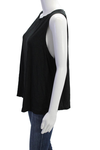 Beyond Yoga Womens Crew Neck Sleeveless Active Tank Top Black Size 1X