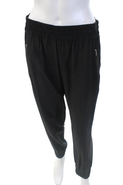 Marc By Marc Jacobs Womens Elastic Waistband Cuff Bottom Pants Black Size S