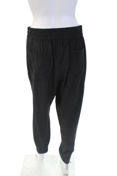 Marc By Marc Jacobs Womens Elastic Waistband Cuff Bottom Pants Black Size S