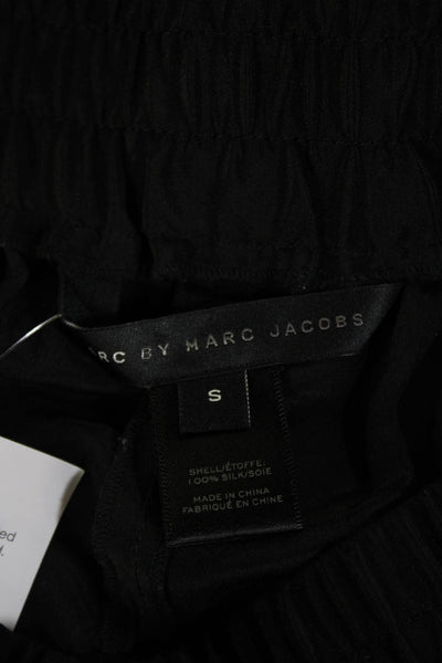 Marc By Marc Jacobs Womens Elastic Waistband Cuff Bottom Pants Black Size S