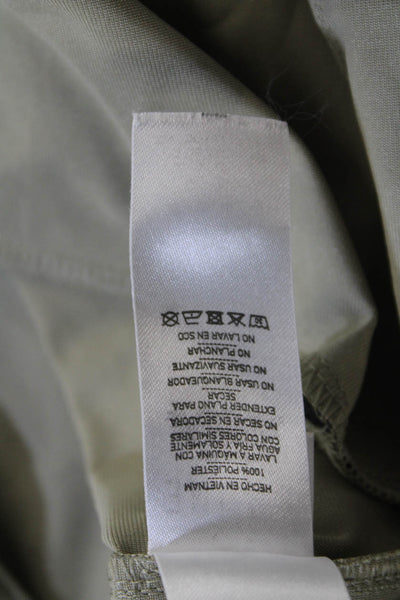 Rhone Women's Snap Button Closure Skinny Ankle Pants Beige Size 32
