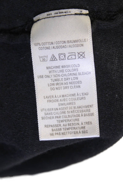 We The Free Womens Cotton Raw Hem Detail Cropped Top Gray Size S