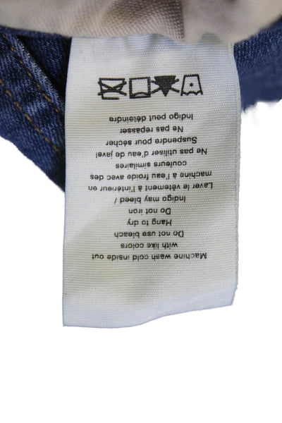 Rag & Bone Jean Womens Cotton Pocketed Mid Rise Skinny Jeans Blue Size 26