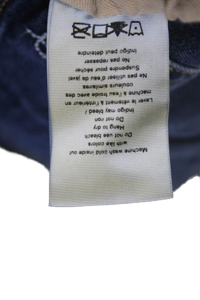 Rag & Bone Womens Cotton Mid Rise Pocketed Casual Skinny Jeans Blue Size 26