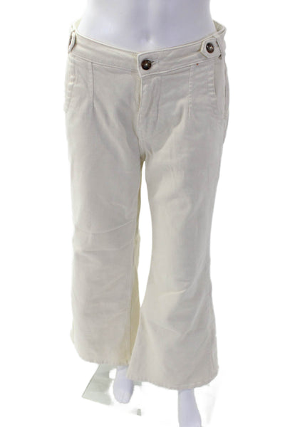 Pilcro and the Letterpress Anthropologie Womens High Rise Wide Leg Jeans Size 27