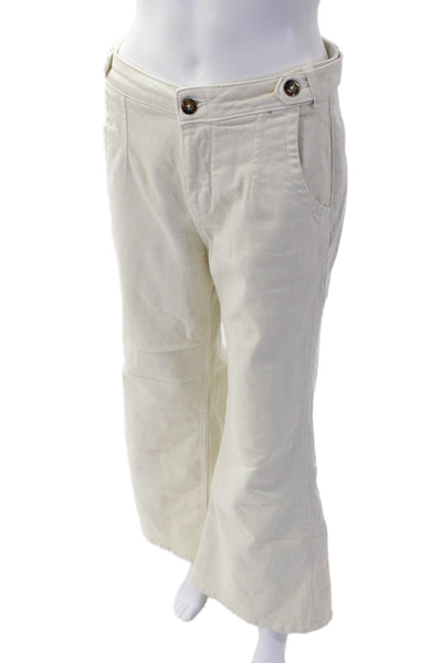 Pilcro and the Letterpress Anthropologie Womens High Rise Wide Leg Jeans Size 27