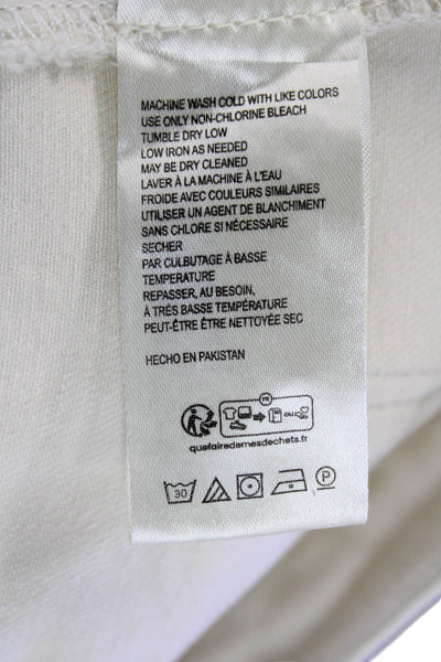 Pilcro and the Letterpress Anthropologie Womens High Rise Wide Leg Jeans Size 27