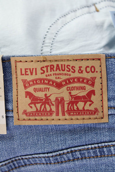 Levi's Womens Mid-Length Denim Shorts Blue Size 27