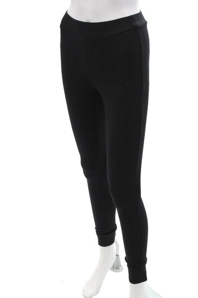 Theory Womens Shawn C2 Luxe Ponte Pull On Leggings Black Size Petite