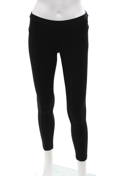 Theory Womens High Rise Quinna Rave Pull On Leggings Black Size Petite