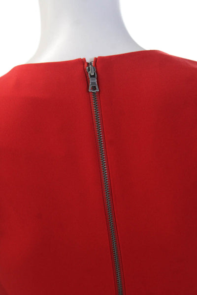 Alice + Olivia Womens Pencil Mini Dress Red Size 0