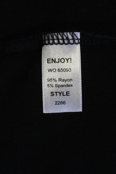 Michael Stars Womens Short Sleeve Cold Shoulder Scoop Neck Shirt Black One Size