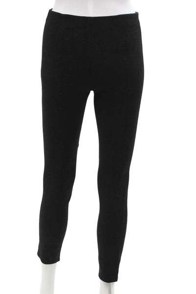 Theory Womens Double Jersey Knit Skinny Leg Leggings Pants Black Sie Petite