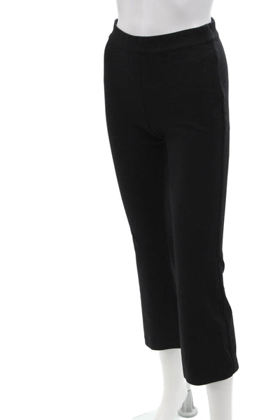 Theory Womens Pull On High Rise Rabeanie K Fix Ponte Leggings Black Size Petite