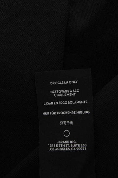 J Brand Womens Sequined Straight Pants Black Size 24