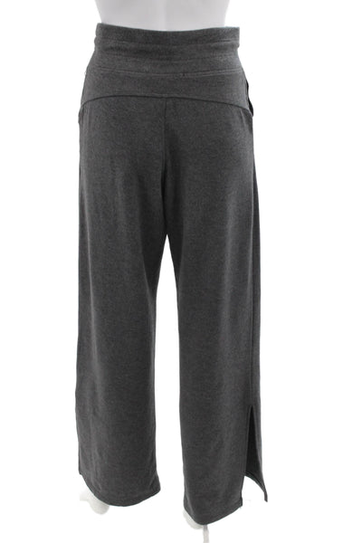 Athleta Womens Wide-Leg Sweatpants Gray Size 2XS