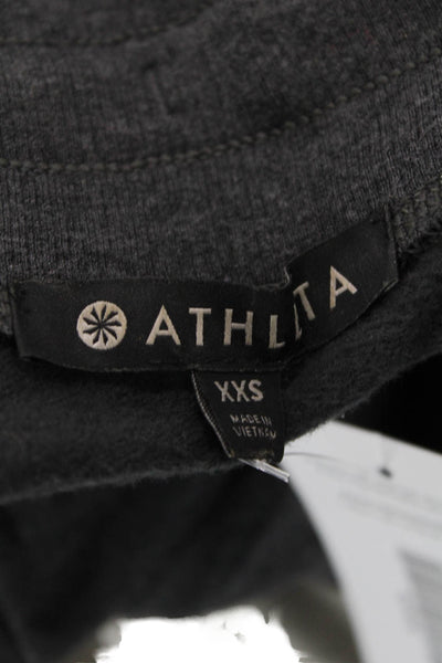 Athleta Womens Wide-Leg Sweatpants Gray Size 2XS
